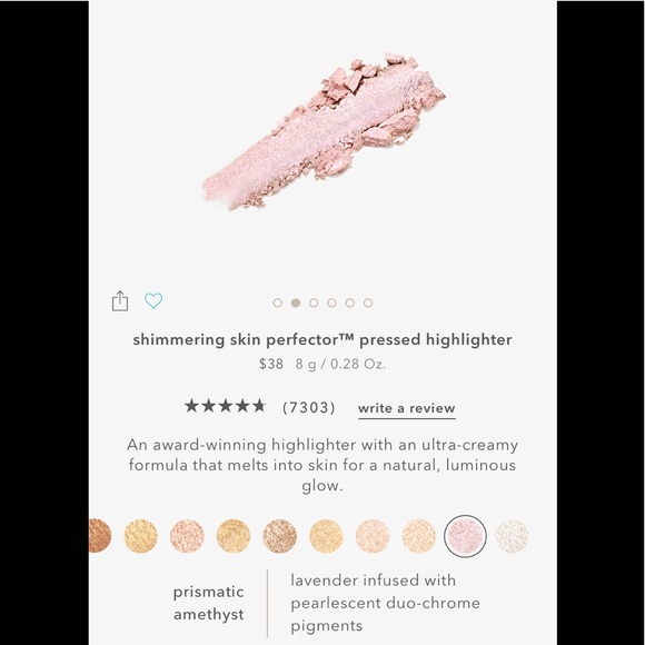 Prismatic Amethyst BECCA Shimmering Skin Perfector Pressed Limted Edition - Picture 9 of 16